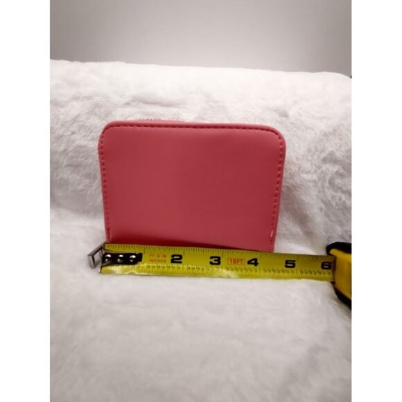 A New Day Pink Faux Leather Wallet With Zip Closure - Picture 4 of 6